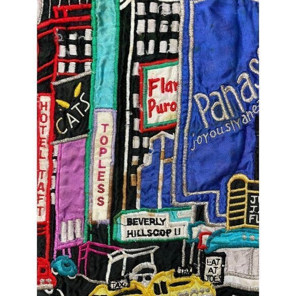 VINTAGE Bonnie & Boerer Time Square New York City Sweatshirt Women Medium 80s - Picture 4 of 13